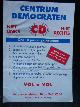 , Pamflet Centrum Democraten