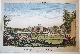  , [Antique print, handcolored etching] VUE DE LA MAISON DU PRINCE D'ORANGE/Paleis Huis ten Bosch, published ca. 1750.