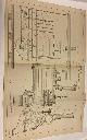  , Old blueprint of a steam locomotive/Bouwtekening Stoomlocomotief.