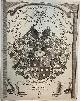  , [Coat of Arms Aemilius Cool] Familiewapen uit de rand van een 18e eeuwse kaart Aemilius Cool, gravure door A. Vaillant.