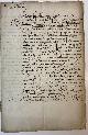  , [MANUSCRIPT, GRAVENHAGE, VAN WIJNGAARDEN, ZOETE] Sententie van het Hof van Holland d.d. Gravenhage 26-10-1556 in de zaak tussen Jan Zoete en Gijsbert van Wijngaarden, baljuw van Gravenhage, manuscript (kopie uit 1659,getekend W. Dedel), folio, 6 pag.