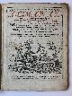  , [Almanac, 1816] Van Zwaamens en Thomsons Almanak voor 1816, Rotterdam [1815], 4°, 32 pag. gedrukt. Wit doorschoten met ms. aantekeningen. Illustraties in houtsnede door Lubeek.