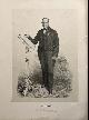  , [Antique print, lithography, 19th century] Portrait of musician Johann Heinrich Lübeck, made by E. Spanier after N.J.W. de Roode, 1 p.