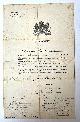  , [Pharmacy, manuscript, 1884] Certificate (Getuigschrift) for Anna Hartmann Leiden, born Utrecht 11-10-1864 as pharmacy clerk (apothekersbediende), d.d. Middelburg 1884,1 p.