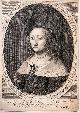  Theodoor Matham (1605/1606-1676), after Johann Spilberg (1619-1690), [Antique print, engraving] Portrait of Catharina Charlotte of Bavaria-Zweibrücken, published ca. 1650, 1 p.