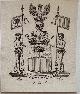  [Salis family crest], [Heraldic coat of arms] Printed black and white coat of arms of the (de) Salis family, family crest, 1 p.