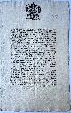  , Legal document, printed 1768 | Ordonnantie van keizerin Maria Theresia en landvoogd Karel Alexander van Lotharingen betr. het in 1768 te Luik verschenen boek van Jacques Clemens, 'Traite du pouvoir irrefragable & inebranlable de l'eglise sur le mariage des catholiques'. Gedrukt, folio, 2 pp.