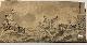  Anonymous., Washed Drawing, ca 1800 | Washed drawing of ships near a harbour, 1 p.