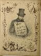  , Antique drawing | Young man in a top hat, ca. 1830, 1 p.
