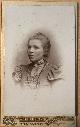  , Photography carte visite ca 1880 | Portrait photograph of Geertruida Ellard made by photographer W.G. Kuijer & Zonen Amsterdam, 1 p.