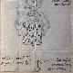  [Van Dam van Isselt family crest], Wapenkaart/Coat of Arms: Original preparatory drawing of Van Dam van Isselt Coat of Arms/Family Crest, 1 p.