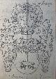  [Van Dam family crest], Wapenkaart/Coat of Arms: Original preparatory drawing of Van Dam Coat of Arms/Family Crest, 1 p.
