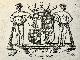 [Familiewapen Cornets de Groot], [Heraldic] Wapenkaart/Coat of Arms: Cornets de Groot, zwart wit familiewapen, 1 p.