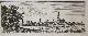  Caspar Merian (1627-1686), after Jan Peeters I (1624-1678), [Antique print; etching] Ein Stuck von dem Graefen HAAG (Den Haag - The Hague), published 1650.