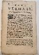  [Kort verhaal Middelburg], Kort verhaal, Van 't gepasseerde tot Middelburg, no cover, loose pages, p. 88, 89 and 90.