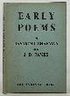  Chapman, Raymond. James, J. D., EARLY POEMS