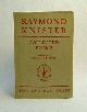  Knister, Raymond. COLLECTED POEMS, Collected Poems
