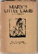  HUDSON, W. H., Mary's Little Lamb