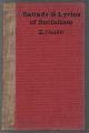  NESBIT, E. (Edith)., Ballads & Lyrics of Socialism 1883-1908.