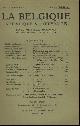  ANDRE, Paul et LARCIER, Fernand (dir.)., LA BELGIQUE ARTISTIQUE ET LITTERAIRE. TOME XXII. FEVRIER 1911. EMILE VERHAEREN (ET AUTRES).