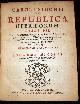  SIGONIO, C.:, De republica Hebraeorum libri VII. In lucem altera vice editi à Johanne Nicolai..
