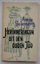  SALOMONS, ANNIE,, Herinneringen uit den ouden tijd. Deel 2.
