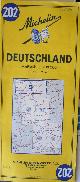  map. kaart. karte., Michelin Deutschland 202.