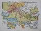  antique map. kaart., De middellandse zee met de omliggende rijken.