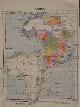  antique map (kaart)., Afrika (Africa)