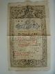  antique stock. aandeel., 1000 gulden. Ein Tausend Gulden. Staatschuldverschreibung.