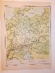  antique map. kaart., Duitschland. (Deutschland).
