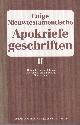  , Enige nieuwtestamentische apokriefe geschriften II.