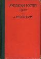  Frost, Robert, Carl Sandburg, Conrad Aiken, et al., A Miscellany of American Poetry 1922