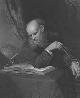  H. Wyatt (after); R. Bell (engrav.), The Astronomer, Black and White Etching and Engraving by Robert Charles Bell for Art Illustrated After Henry Wyatt
