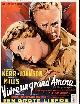  Greene, Graham and Deborah Kerr, Van Johnson (actors) Director: Edward Dmytryk, Vivre Un Grand Amour. The End of the Affair Year. Original Poster for the Film