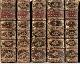 Cats, Jacob, Cats Werken. [the Works of Jacob Cats in Five Volumes. ] Zinne-En Minne-Beelden; Huwelyk, Dat Is, Het Gantsche Beleyt Des Echten Staats; Trou-Ring Met Den Proef-Steen; Ouderdom Buyten Leven; Gedachten Op Slapeloose. Original 18th Century Editions. 5 Vols. [Emblem Book]