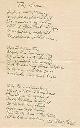  Fletcher, John Gould (1886-1950), Original Manuscript by John Gould Fletcher: "the Swan.