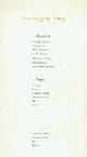  Serendipity Books; Arif Press; Gary Snyder, Two Logging Songs