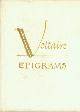  Black Cat Press; Norman W. Forgue (des.); Voltaire, Epigrams