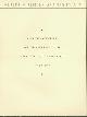  San Francisco Art Association; Albert M. Bender Grants-In-Aid, Announcement of Grants-in-Aid: Art and Literature 1943 - 1944