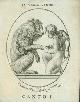  Collyer, Joseph (1748 - 1827), Engraving by Joseph Collyer the Younger. (Likely from in Three Cantos. Poem on Verso Euphrosyne: Or, Amusements on the Road of Life. )