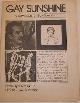  Leyland, Winston, (editor); John Wieners, Ned Rorem, Samuel Reese, William Barber et al., Gay Sunshine: A Newspaper of Gay Liberation