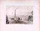  William Henry Bartlett (Artist); G. K. Richardson (Engraver), The Ferry at Brooklyn, New York. (B&W Engraving)