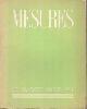  Breton, Andre; Paul Eluard; Herman Melville, et al., Mesures. 15 Janvier 1937. 3e Annee-No. 1