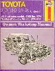  Haynes, J.H.; Strasman, P.G., Toyota Corona 1969 Thru 1974 All Models Owners Workshop Manual