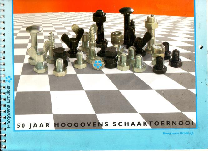 HOOGOVENS IJMUIDEN - - 50 Jaar Hoogovens Schaaktoernooi. [+ Kalender 1988].