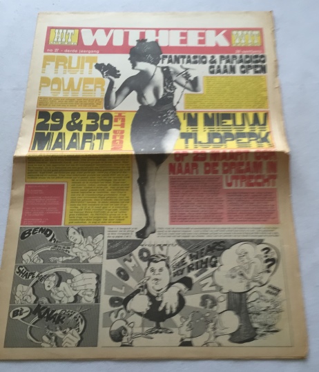 RIDDER, WILLEM DE, SAMENSTELLING, - Hitweek. Witheek. Weekblad No. 27, Jaargang nr. 3, 22 maart 1968. - 'Fruit power' [los nummer]