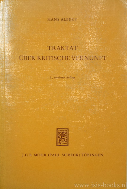 ALBERT, H. - Traktat ber kritische Vernunft.