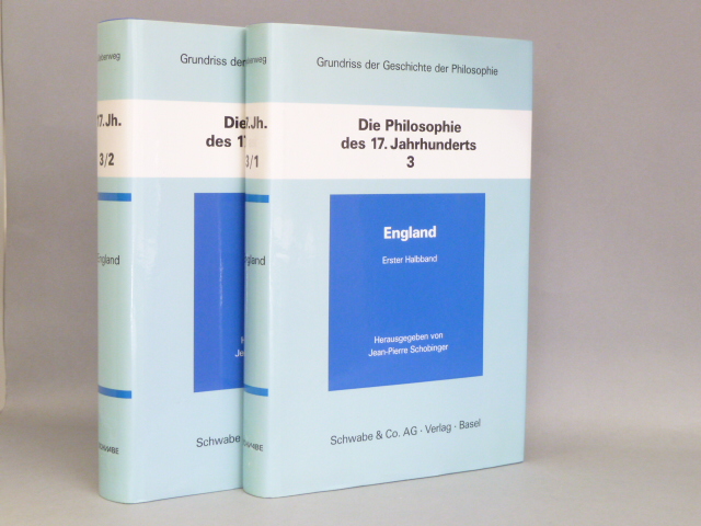 SCHOBINGER, J.P., (HRSG.) - Die Philosophie des 17. Jahrhunderts. Band 3: England. 2 volumes.