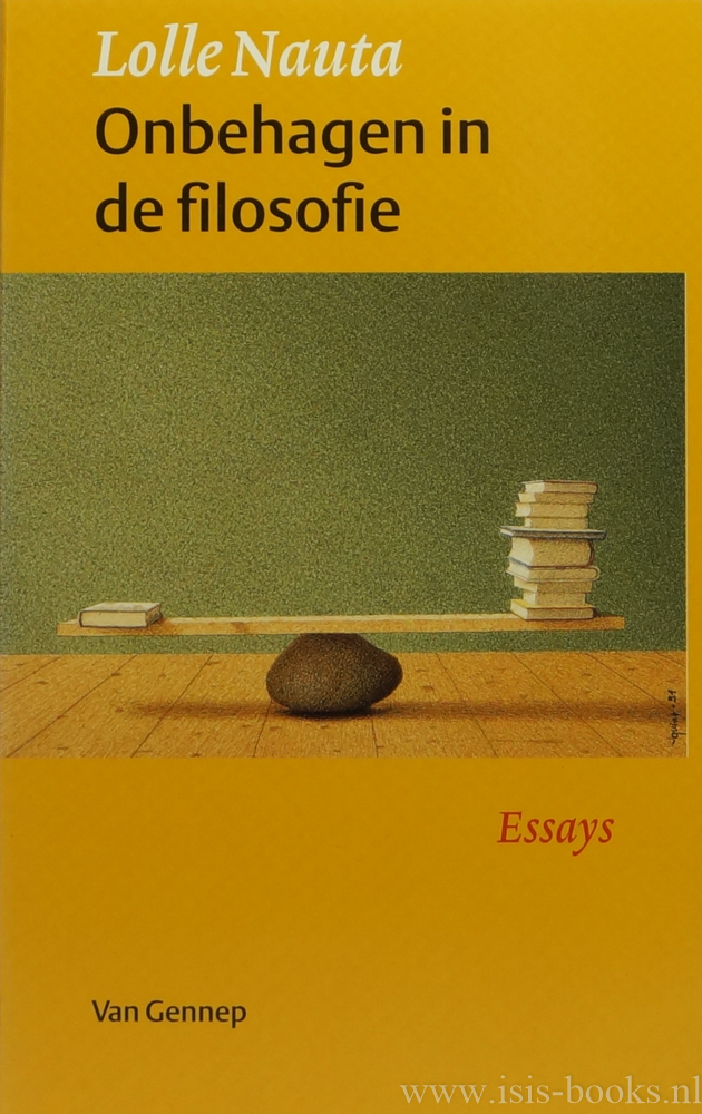 NAUTA, L.W. - Onbehagen in de filosofie. Essays.